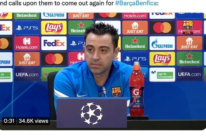 Pelatih Barcelona, Xavi Hernandez