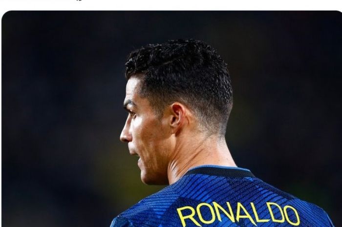 Megabintang Manchester United, Cristiano Ronaldo, dalam laga kontra Villarreal.