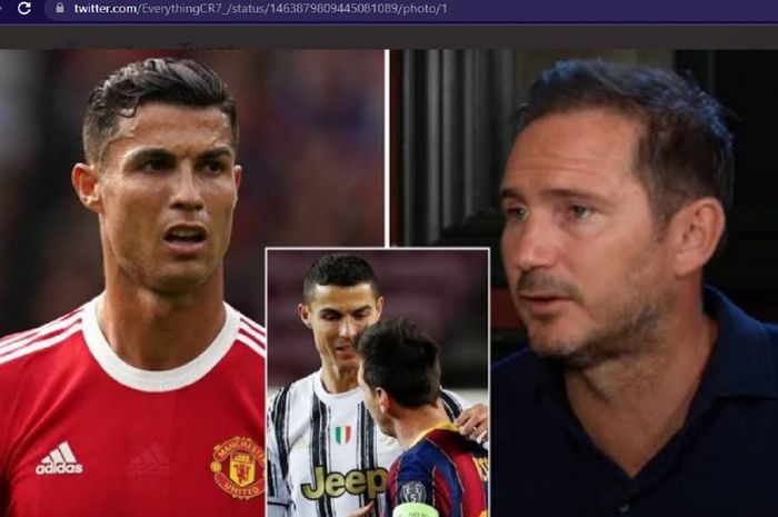 Legenda Chelsea, Frank Lampard, telah mengubah pendiriannya dalam perdebatan soal pemain terbaik antara Lionel Messi dan Cristiano Ronaldo. 