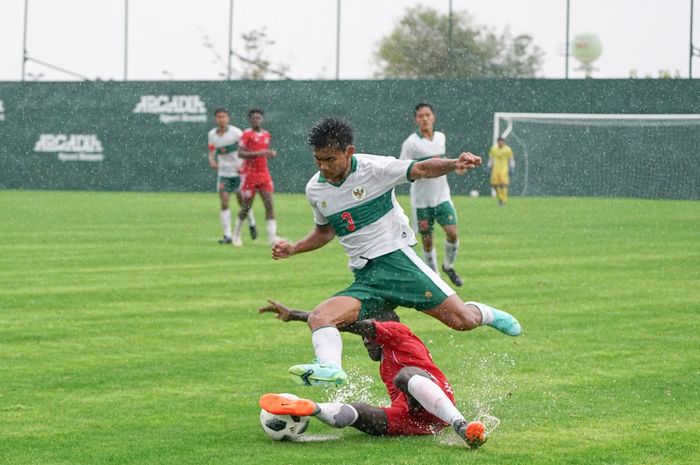 Uji coba timnas U-18 Indonesia di Turki.