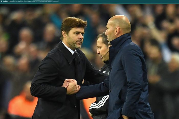 Pelatih Paris Saint-Germain, Mauricio Pochettino, mengomentari rumor soal Zinedine Zidane akan mengambil alih posisinya di Parc des Princes. 