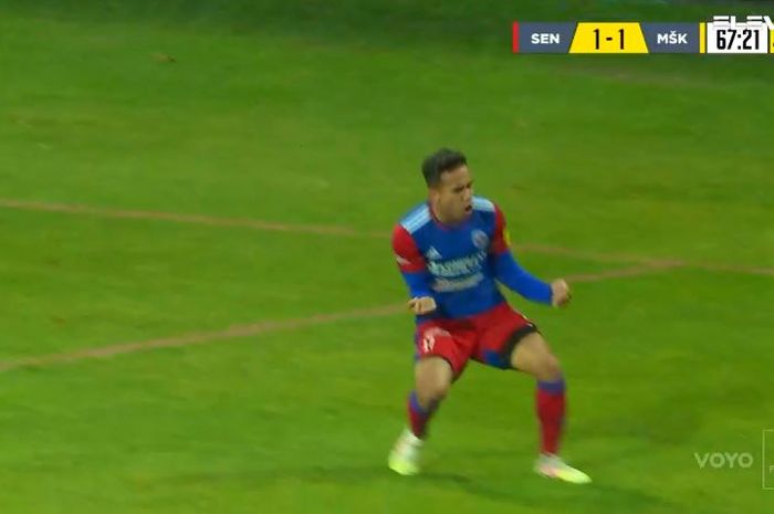 Egy Maulana Vikri mencetak brace saat FK Senica ditahan imbang 2-2 oleh MSK Zilina dalam laga pekan ke-16 Liga Slowakia, Selasa (30/11/2021). 