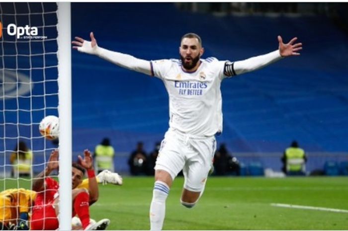 Striker Real Madrid, Karim Benzema.