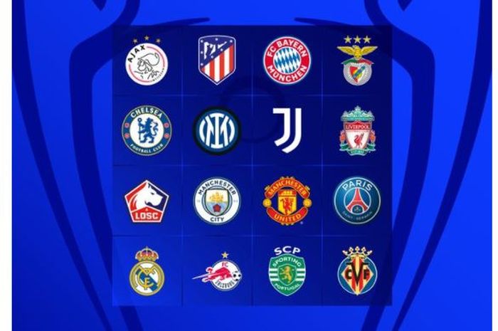 Peserta babak 16 besar Liga Champions 2021-2022.