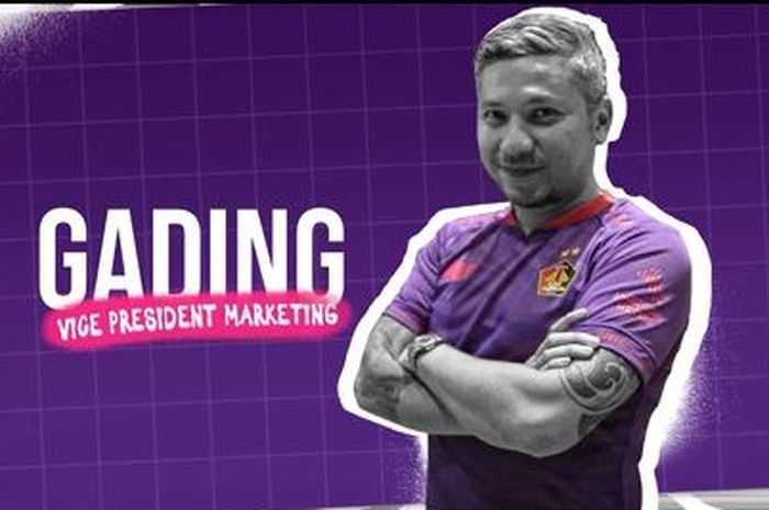 Gading Marten, Vice President Marketing Persik Kediri