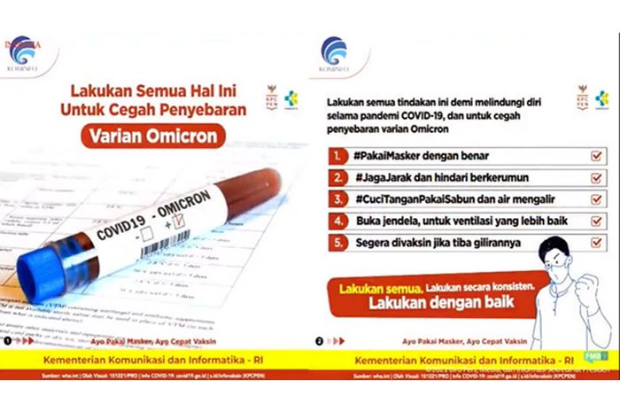 Pemaparan capaian vaksinasi pada Forum Merdeka Barat 9 (FMB9)- Komite Penanganan Covid-19 dan Pemulihan Ekonomi Nasional (KPCPEN), Jumat (17/12/2021).  