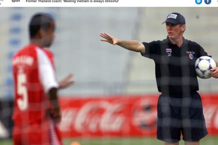 Eks pelatih Timnas Indonesia dan Thailand, Peter Withe.