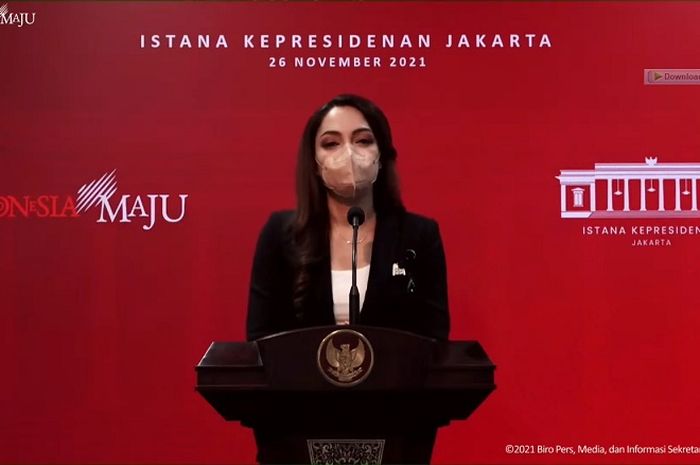 Juru bicara pemerintah untuk penanganan Covid-19 sekaligus duta adaptasi kebiasaan baru Reisa Broto Asmoro