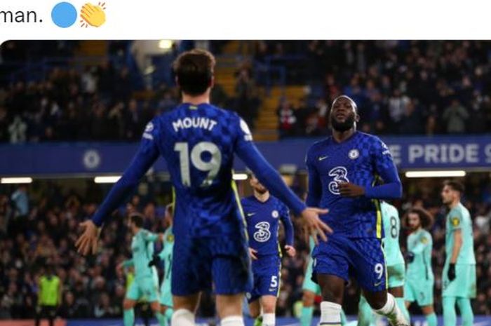 Romelu Lukaku monster, Chelsea tak jadi menang karena menit 91 sember dalam pertandingan Liga Inggris 2021-2022.