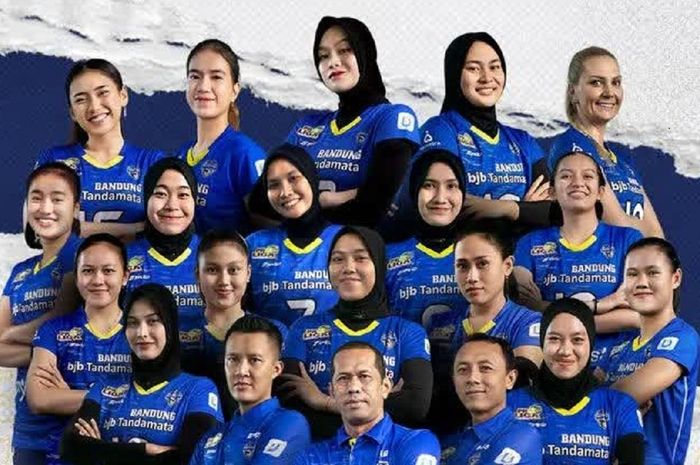 Skuat Tim Voli Putri Bandung BJB Tandamata