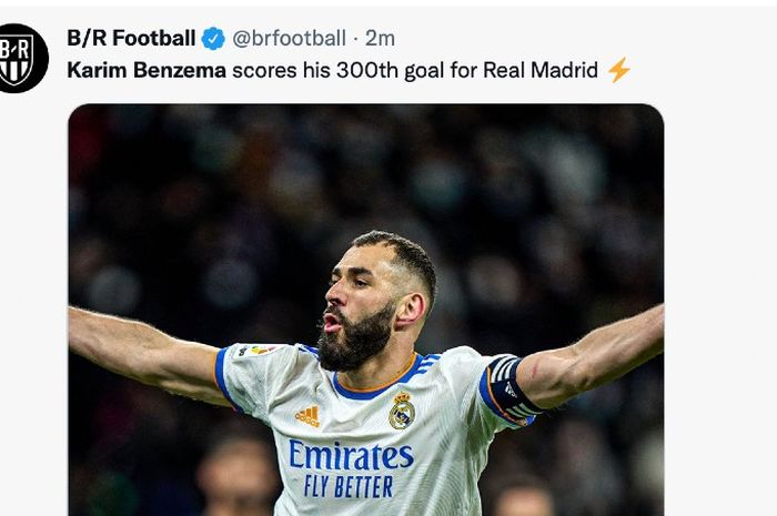 Penyerang Real Madrid, Karim Benzema