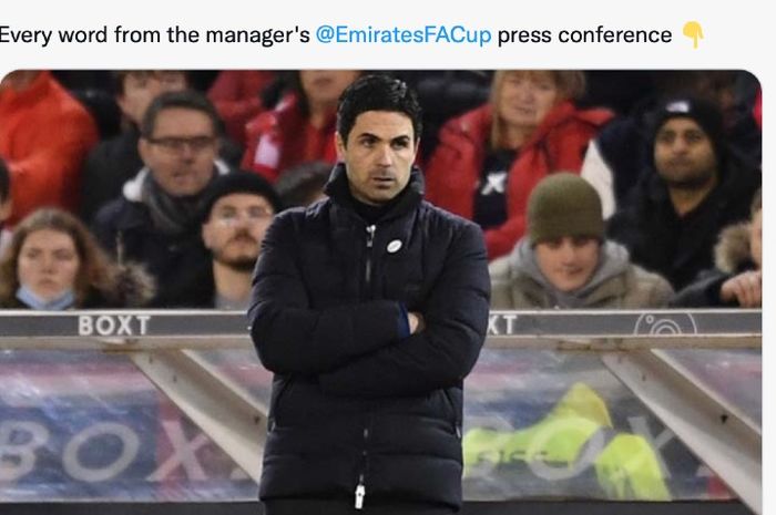 Pelatih Arsenal, Mikel Arteta