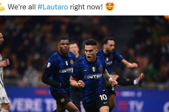 Juventus mainkan kiper cadangan, Lautaro Martinez hajar tanpa ampun, Inter Milan bangun di Piala Super Italia.