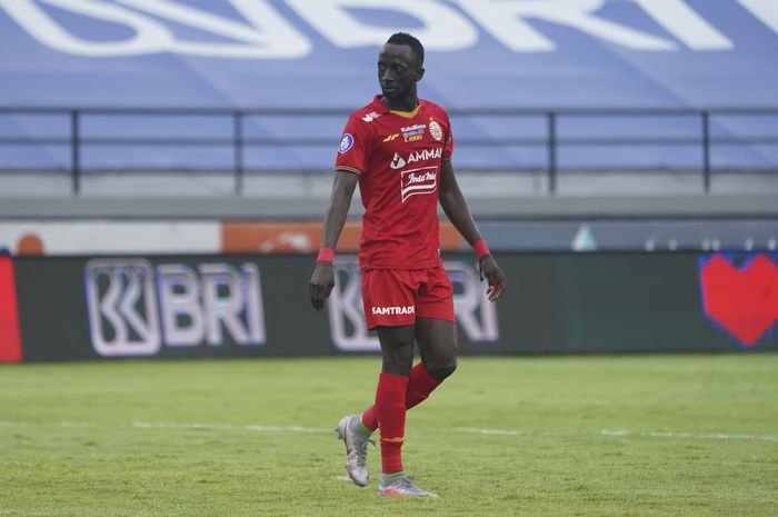 Makan Konate saat membela Persija Jakarta di Liga 1 2021-2022.
