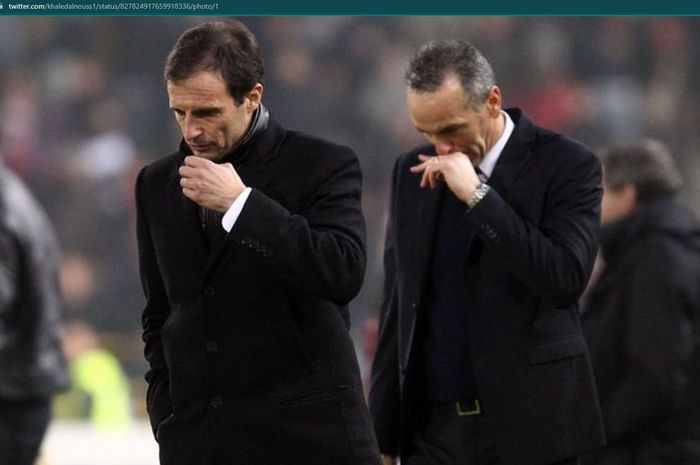 Pelatih Juventus, Massilimiano Allegri memiliki rekor mentereng ketika berhadapan dengan Stefano Pioli.