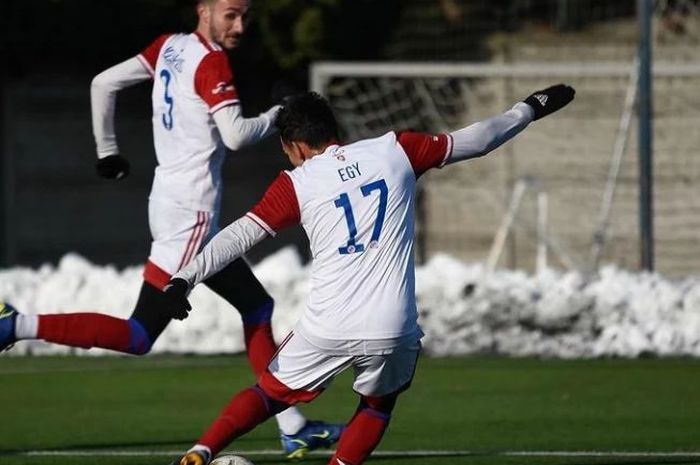 Egy Maulana Vikri tampil sejak awal dan membawa FK Senica menang 2-1 atas FC Vion Zlate Moravce dalam laga Tipsport Liga, di Stadion NTC Senec, Sabtu (22/1/2022).