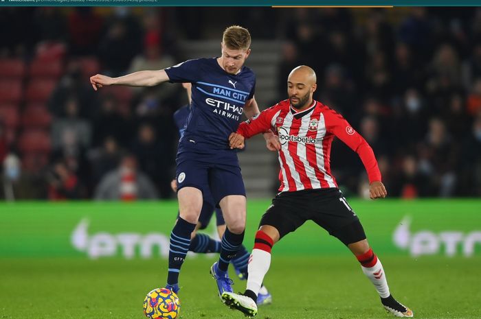 Manchester City dan Southampton harus puas berbagi satu angka setelah bermain imbang 1-1 dalam lanjutan Liga Inggris 2021-2022.