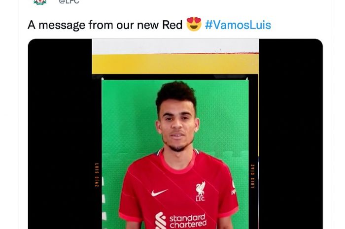 Pemain anyar Liverpool, Luis Diaz