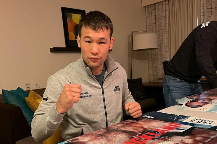 Petarung kelas welter UFC, Shavkat Rakhmonov.