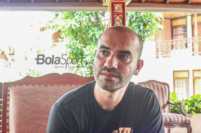 Manajer timnas Timor Leste, Almerio Lopes, ketika berkesempatan wawancara bersama BolaSport.com, 31 Januari 2022.