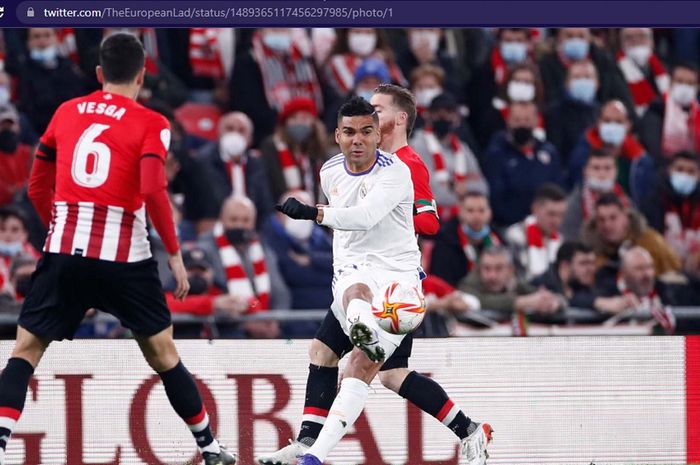 Real Madrid kehilangan peluang untuk menjuarai Copa del Rey 2021-2022 setelah tumbang 0-1 di perempat final dari Athletic Bilbao di San Mames pada Kamis (3/2/2022) atau Jumat dini hari WIB