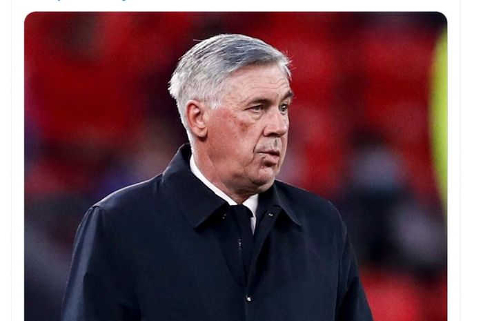 Pelatih Real Madrid, Carlo Ancelotti.