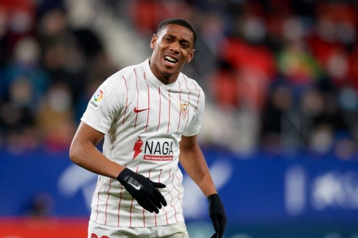 Pemain pinjaman Sevilla dari Manchester United, Anthony Martial.