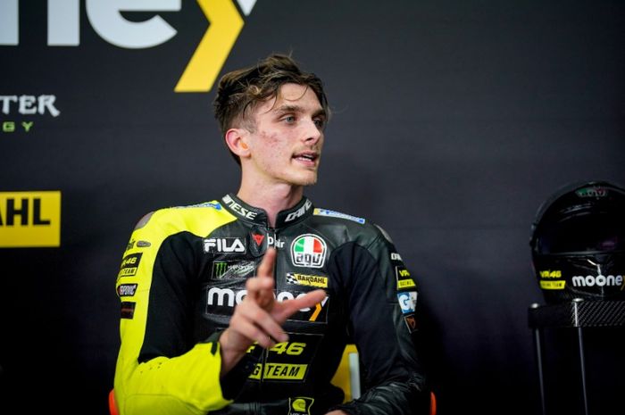 Pembalap Mooney VR46 Racing Team, Luca Marini.