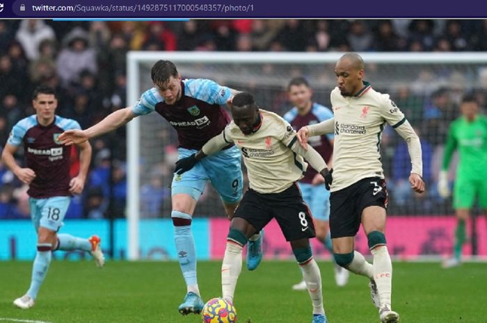 Liverpool perkasa dalam 4 laga setelah berhasil menggilas tim juru kunci, Burnley, dalam laga Liga Inggris 2021-2022. 