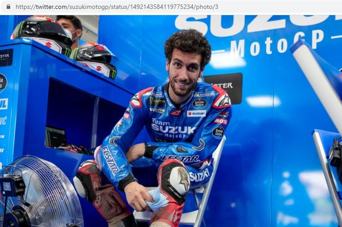 Pembalap Suzuki Ecstar, Alex Rins.