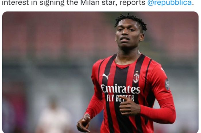 Penyerang AC Milan, Rafael  Leao.