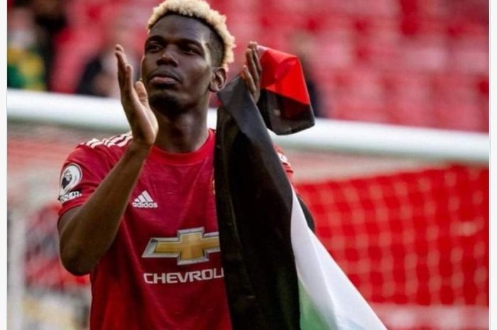 Pemain Manchester United, Paul Pogba.