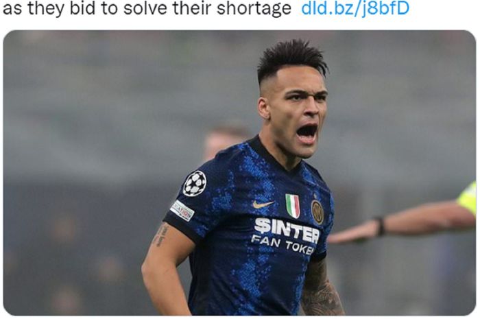 Penyerang Inter Milan, Lautaro Martinez