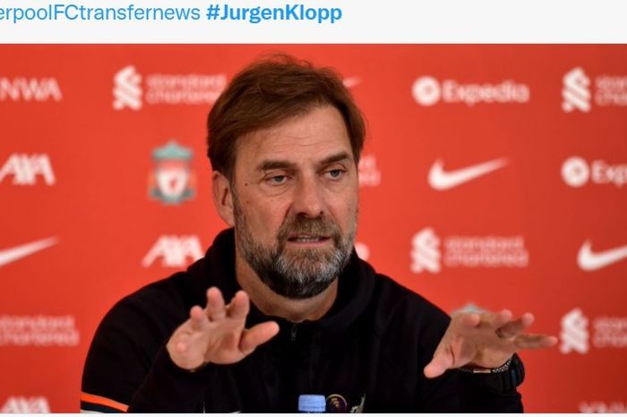 Pelatih Liverpool, Juergen Klopp.