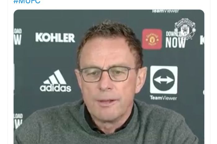 Ralf Rangnick mencela pemain Manchester United akibat tindakan mereka ke Ole Gunnar Solskjaer.