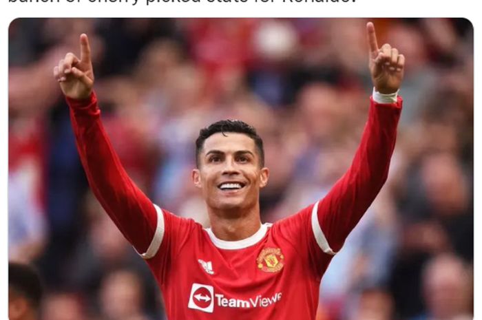 Penyerang Manchester United, Cristiano Ronaldo