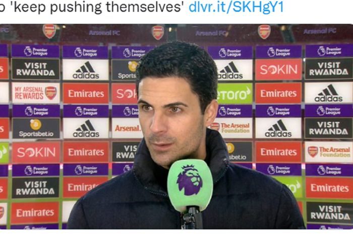 Pelatih Arsenal, Mikel Arteta