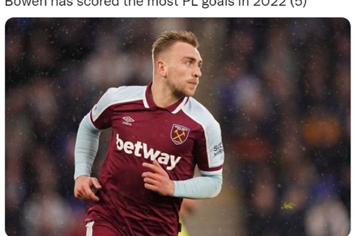 Penyerang milik West Ham United, Jarrod Bowen