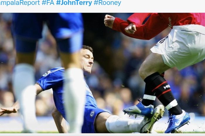  John Terry tidak peduli dengan komentar Wayne Rooney yang punya niat jelek untuk mencederai pemain Chelsea pada saat Manchester United bersua Chelsea di pertandingan Liga Inggris musim 2005-2006.