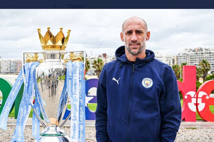 Mantan pemain Manchester City, Pablo Zabaleta