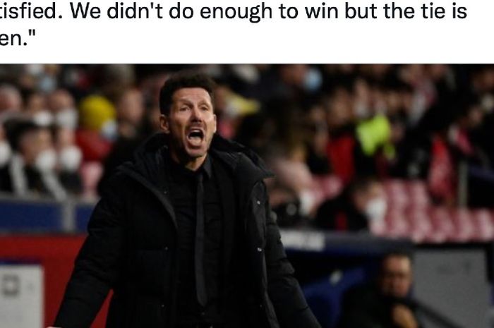 Pelatih Atletico Madrid, Diego Simeone