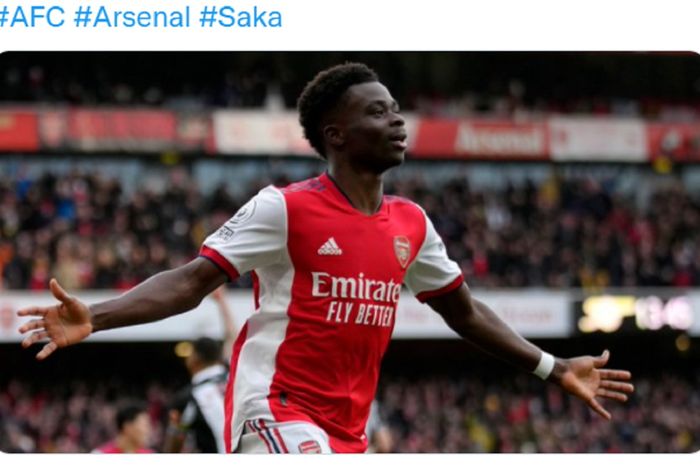 Bintang muda Arsenal, Bukayo Saka