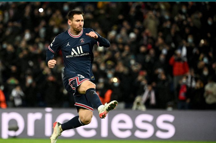 Penyerang Paris Saint-Germain, Lionel Messi.