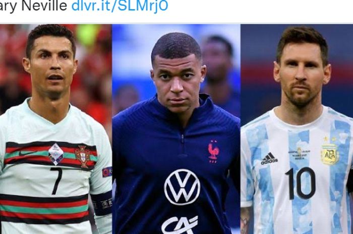 Sebelum akhir tahun 2022, Kylian Mbappe diyakini bisa menjadi penerus Cristiano Ronaldo dan Lionel Messi sebagai pemain terbaik di dunia. 