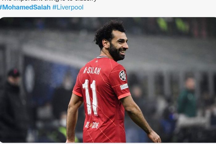 Mohamed Salah telah memberikan responnya terkait dengan ketertarikan Barcelona kepada dirinya.