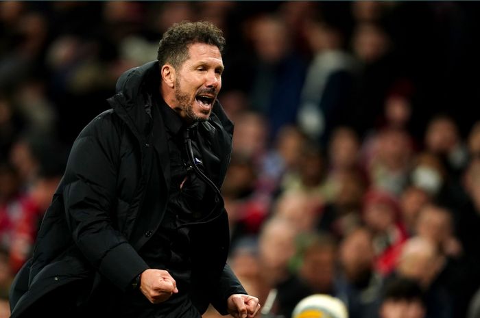 Pelatih Atletico Madrid, Diego Simeone.