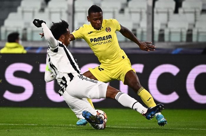 Laga Juventus vs Villarreal pada leg kedua babak 16 ebsar Liga Champions 2021-2022.