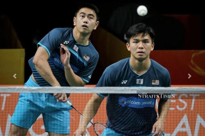 Ganda putra andalan Malaysia, Goh Sze Fei dan Nur Izzuddin Rumsani.
