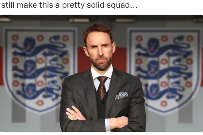 Pelatih timnas Inggris, Gareth Southgate.