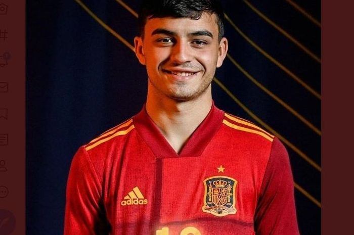 Wonderkid Barcelona, Pedri, dipercaya mengenakan nomor punggung 10 di timnas Spanyol